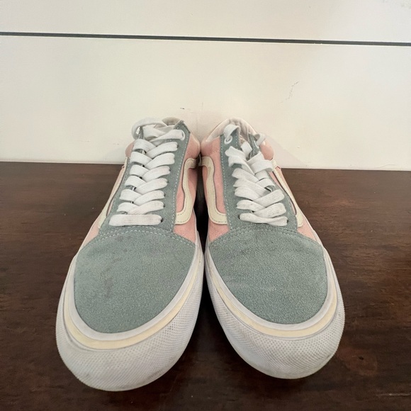 Vans sk8-Hi Pro Washout Blue/Antique checkered Sole Low Top - Picture 5 of 6